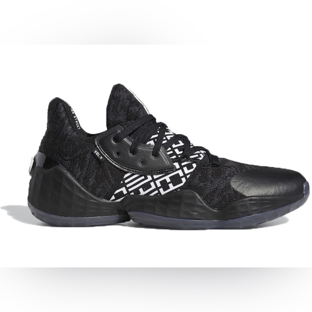 Adidas Harden Vol. 4 Black/White size 9.5 MEN’S BASKETBALL SHOES